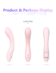 Vibrador flexible DRY WELL ROsado